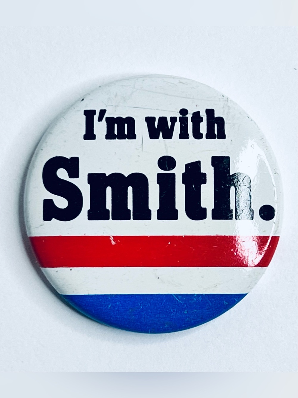 Vintage 1969 Ralph Tyler Smith Illinois Senate Campaign Pinback Button
